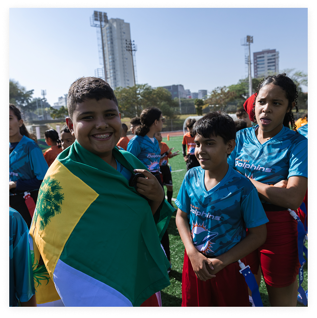 Jogadores brasileiros no NFL FLAG Championship